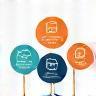 Icon representing multiple sales channels connected