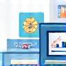 Icon representing hotel property management system dashboard